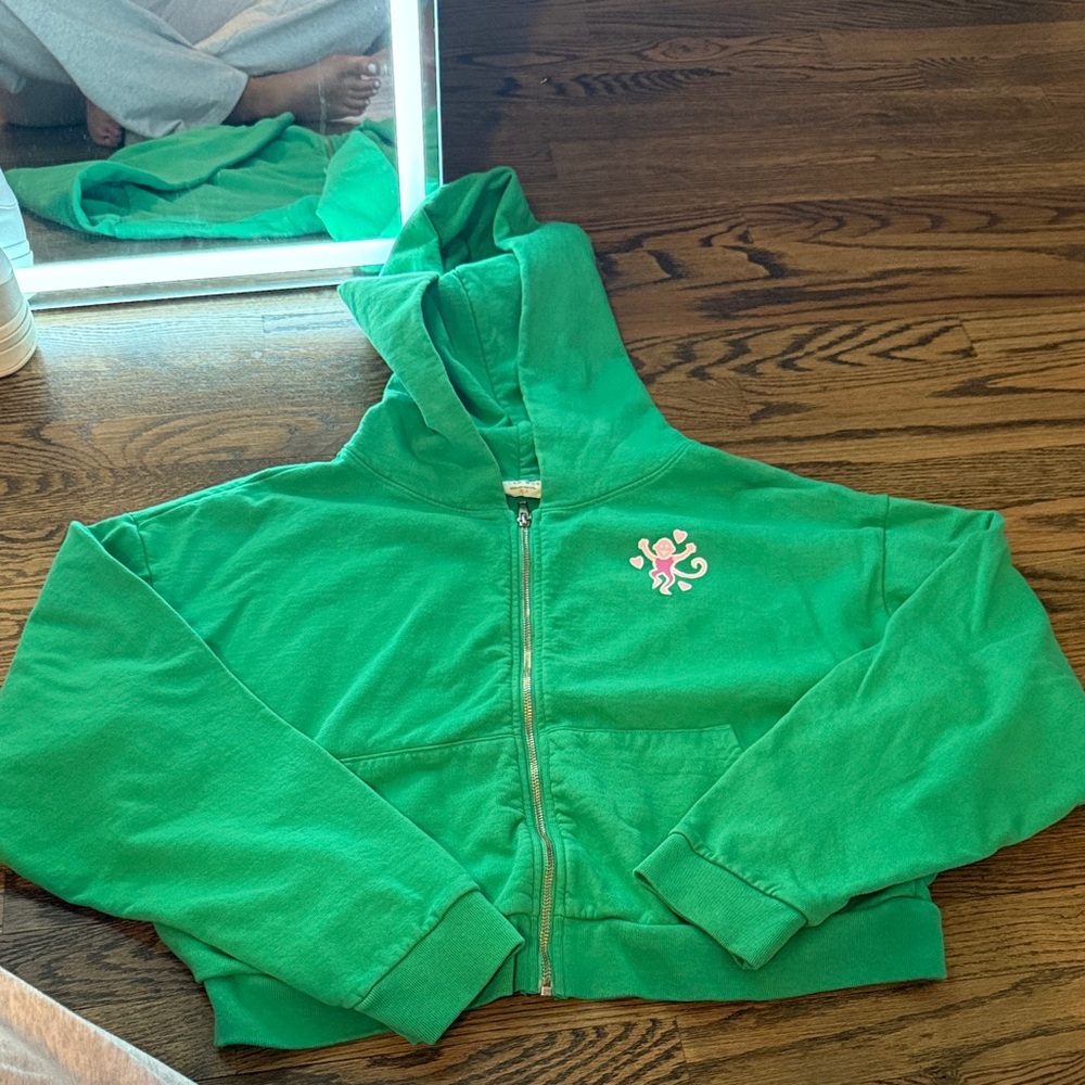 Roller Rabbit Vibrant Green women’s hoodie